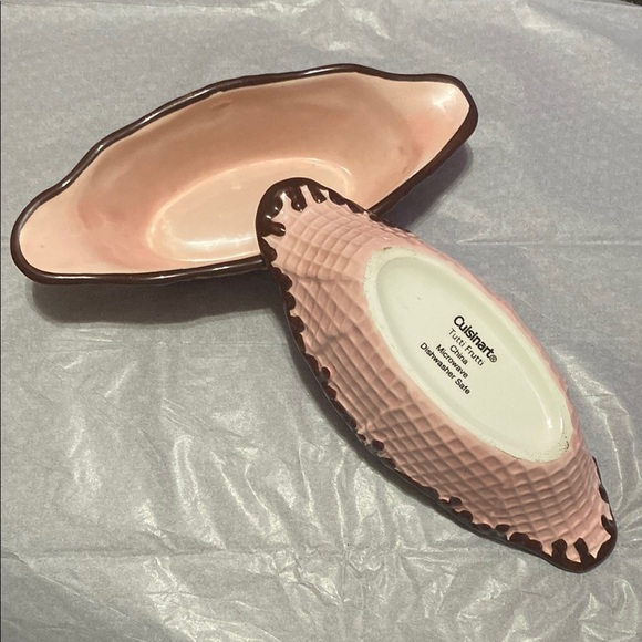 DISCONTINUED CUISINART “TUTTI FRUTTI” WAFFLE BOWL ICE CREAM DISHES (2) - Picture 1 of 14